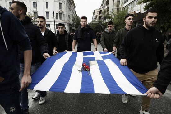 Акции протеста в Афинах