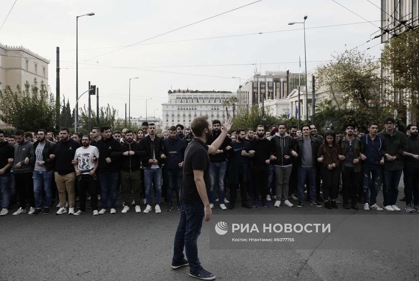 Акции протеста в Афинах