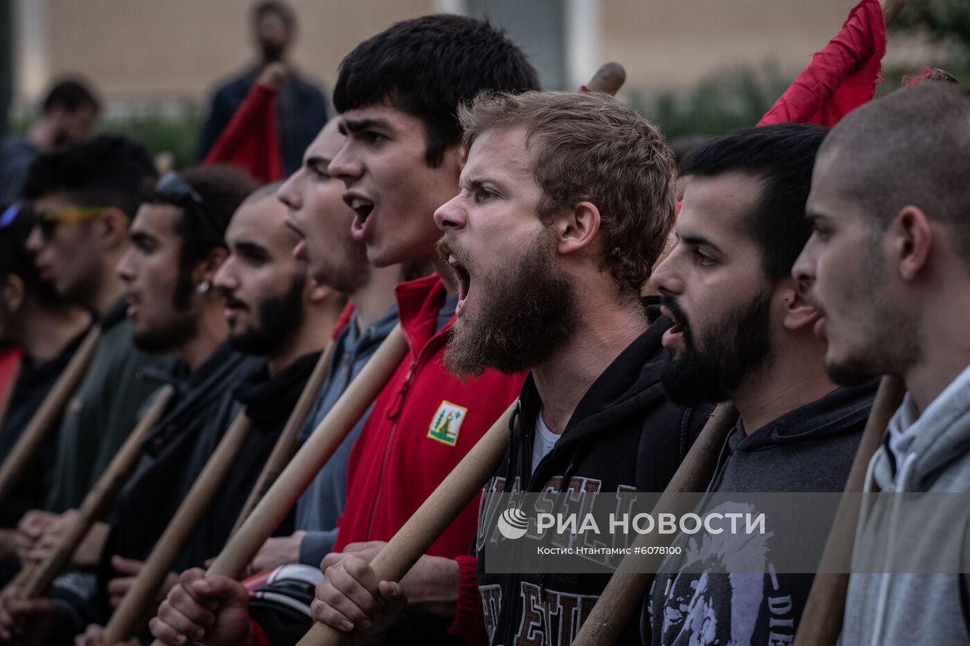 Акции протеста в Афинах