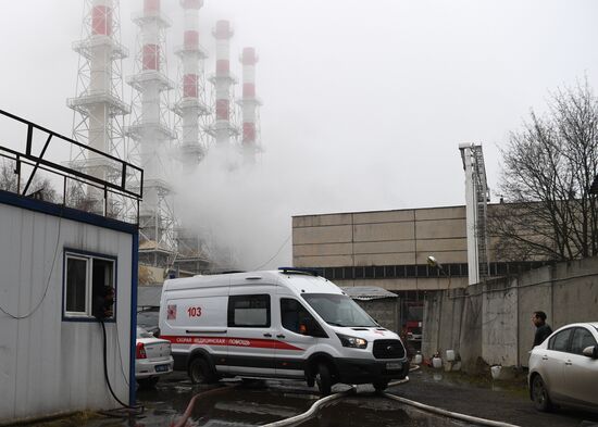 Склад с газовым оборудованием загорелся в Москве