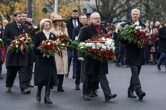 Празднование Дня независимости Латвии