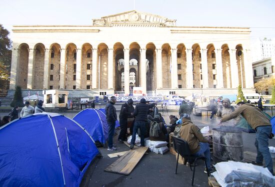 Акции протеста в Тбилиси