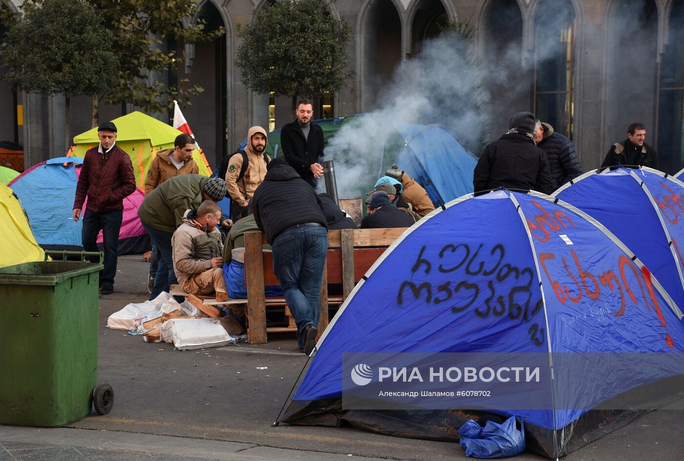 Акции протеста в Тбилиси