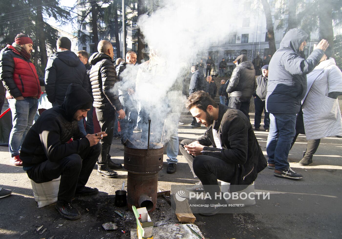 Акции протеста в Тбилиси