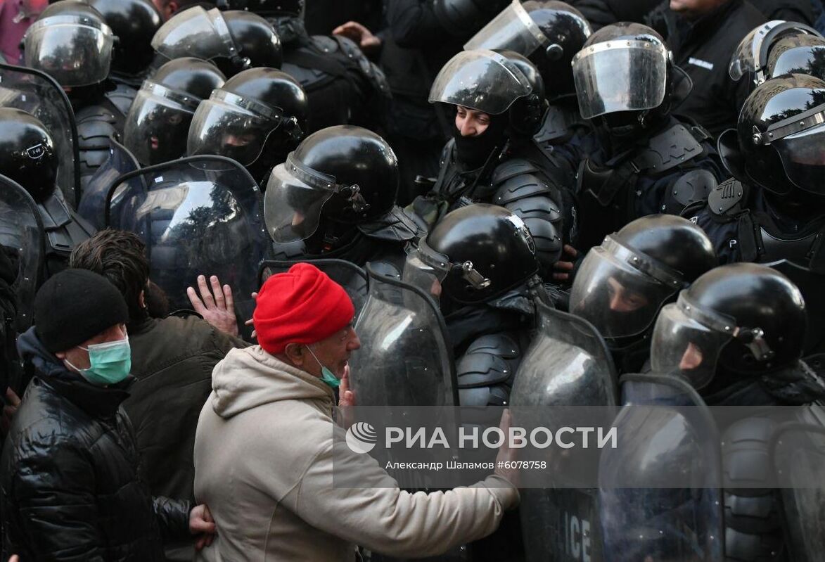 Акции протеста в Тбилиси