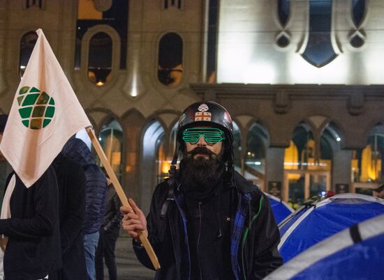 Акции протеста в Тбилиси