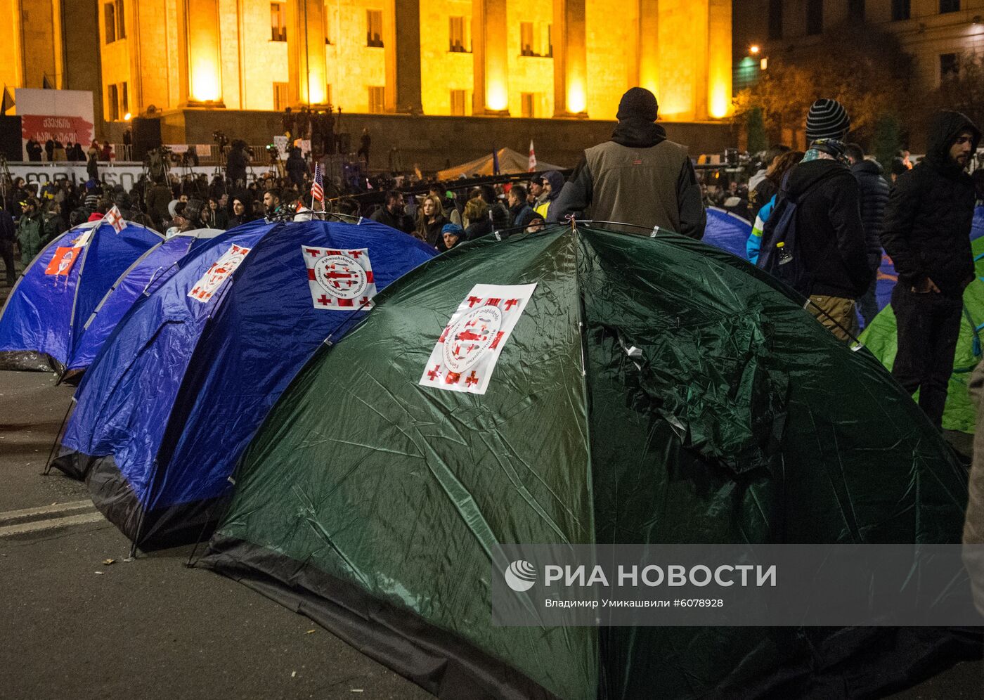 Акции протеста в Тбилиси