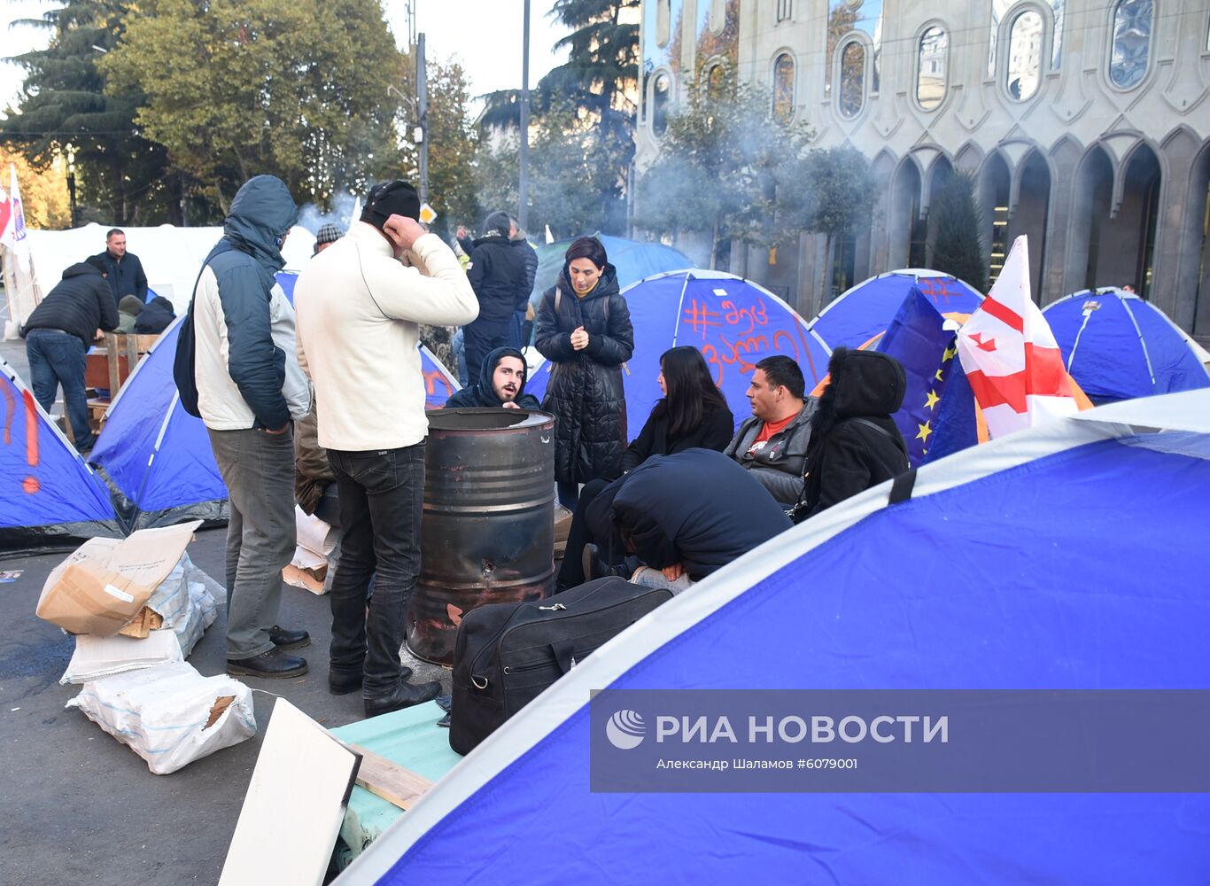 Акции протеста в Тбилиси