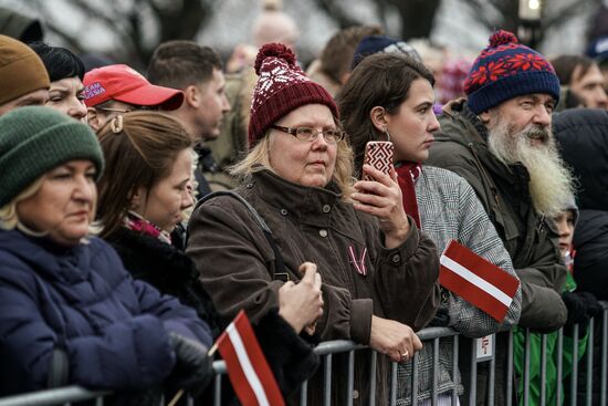 Празднование Дня независимости Латвии