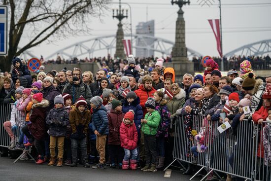 Празднование Дня независимости Латвии