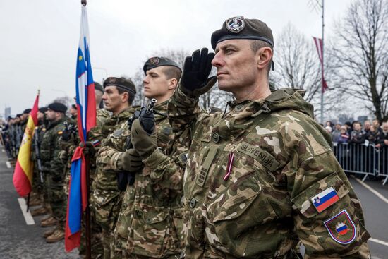 Празднование Дня независимости Латвии