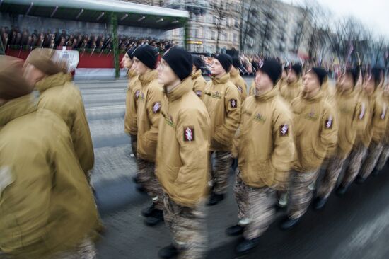 Празднование Дня независимости Латвии