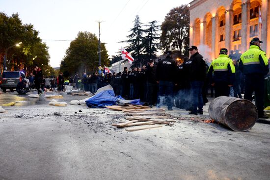 Акции протеста в Тбилиси