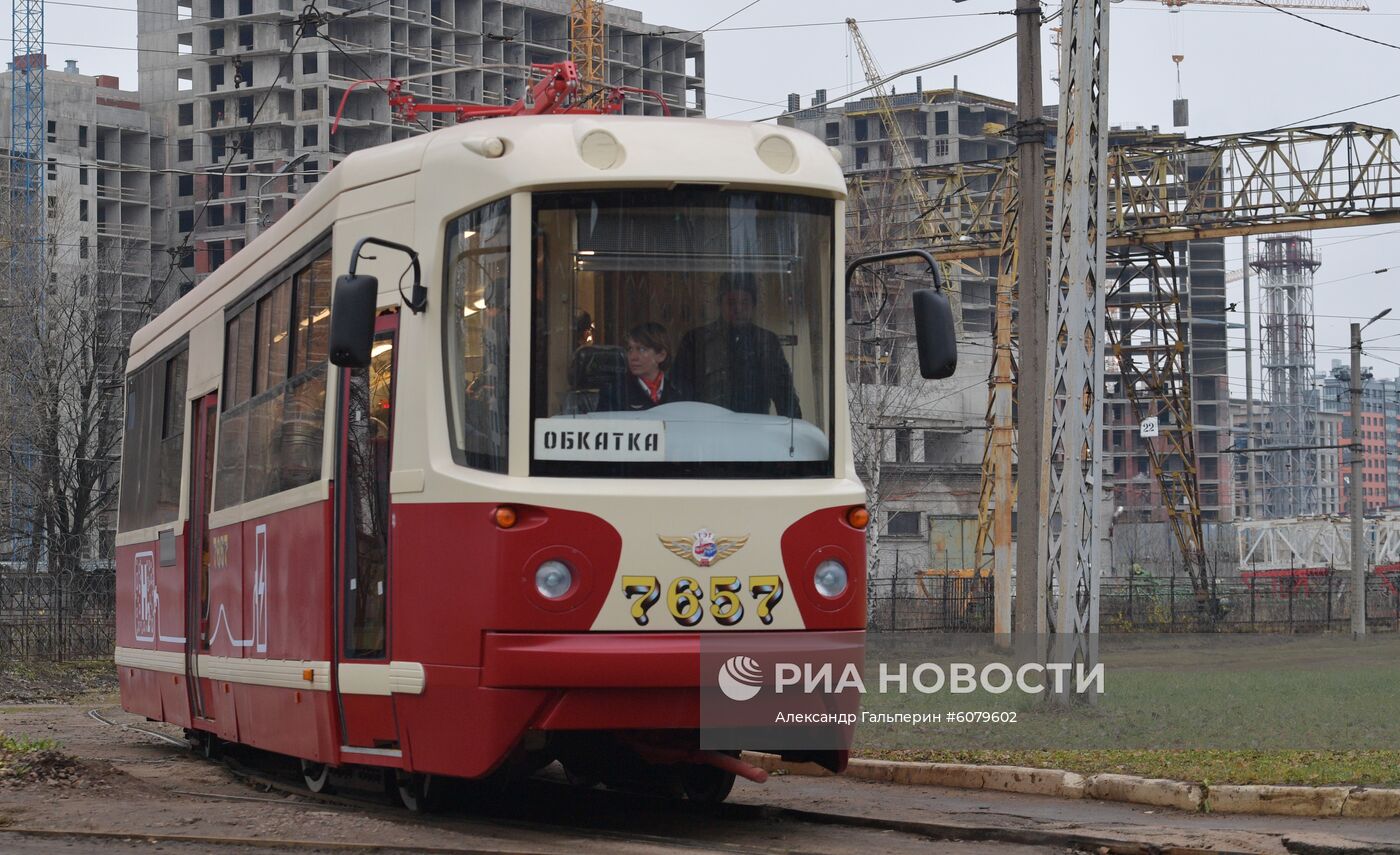 Трамвай на водородном топливе в Санкт-Петербурге