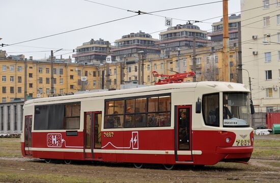 Трамвай на водородном топливе в Санкт-Петербурге