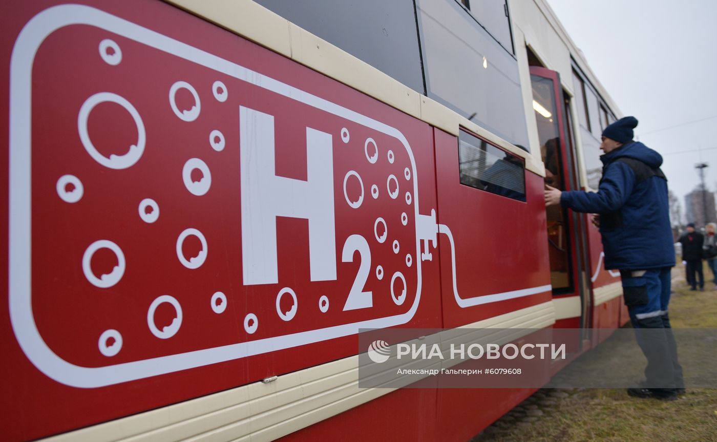 Трамвай на водородном топливе в Санкт-Петербурге