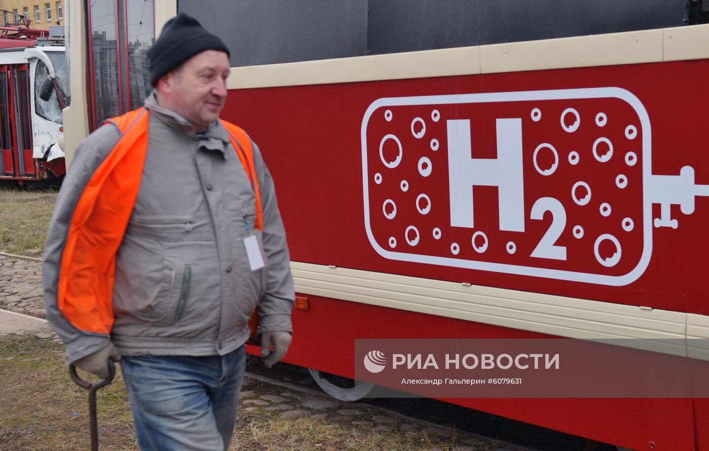 Трамвай на водородном топливе в Санкт-Петербурге