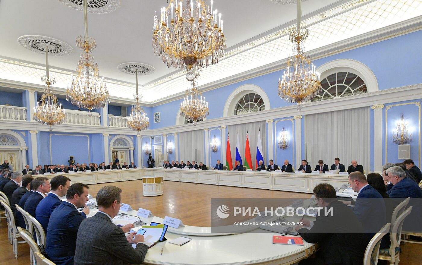 Заседание Совета министров Союзного государства России и Белоруссии
