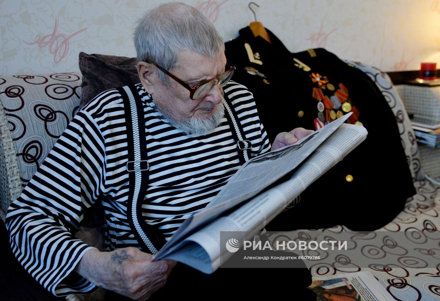 Ветеран Великой Отечественной войны Киям Садырович Сабиров 