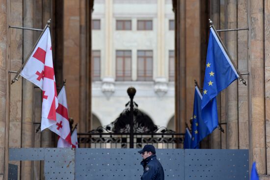 Акции протеста в Тбилиси