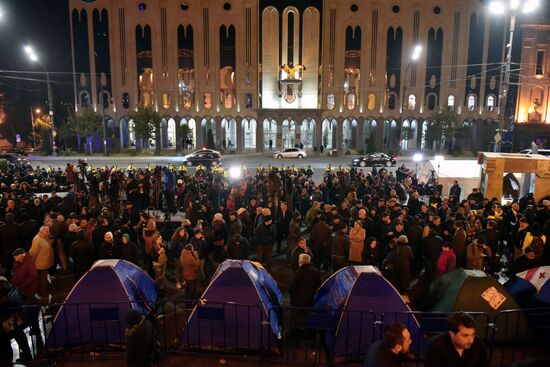 Акции протеста в Тбилиси