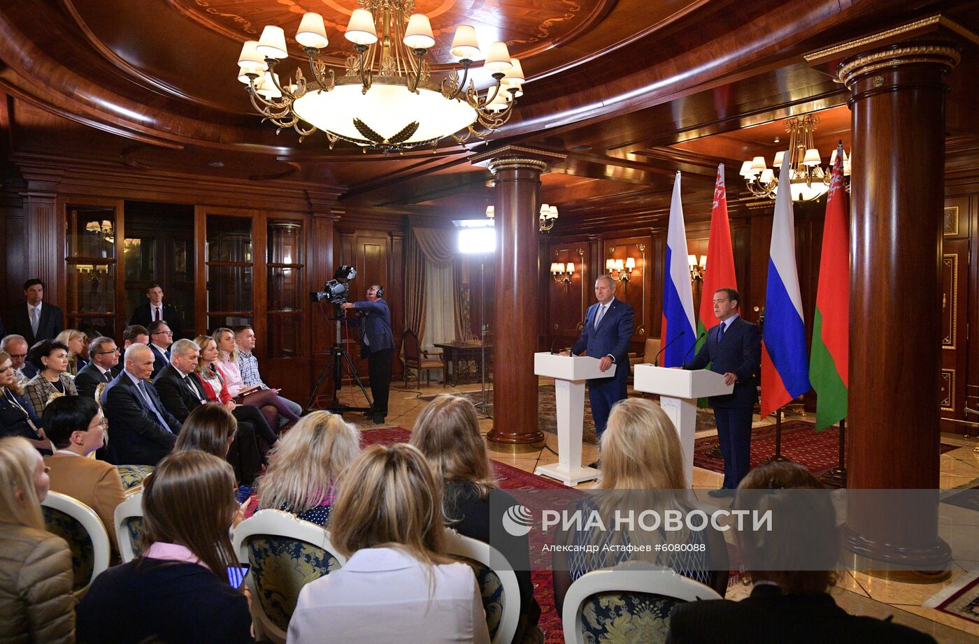 Заседание Совета министров Союзного государства России и Белоруссии