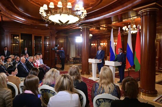 Заседание Совета министров Союзного государства России и Белоруссии