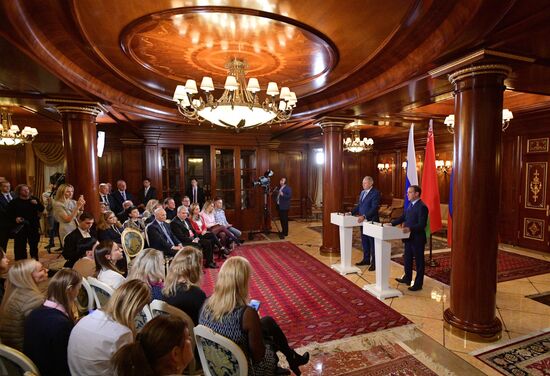 Заседание Совета министров Союзного государства России и Белоруссии