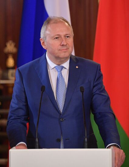 Заседание Совета министров Союзного государства России и Белоруссии