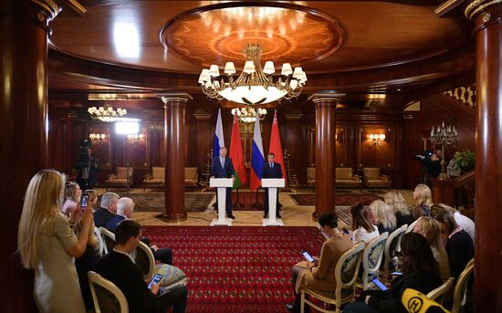 Заседание Совета министров Союзного государства России и Белоруссии