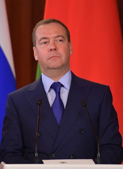 Заседание Совета министров Союзного государства России и Белоруссии