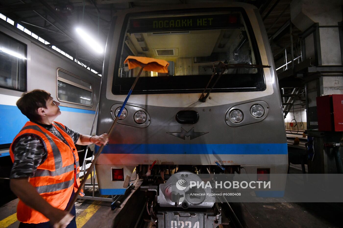 Подготовка поездов метро к запуску МЦД