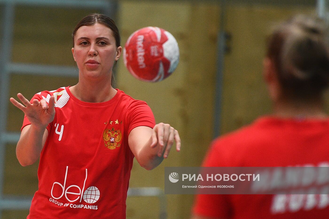 Гандбол. Тренировка женской сборной России