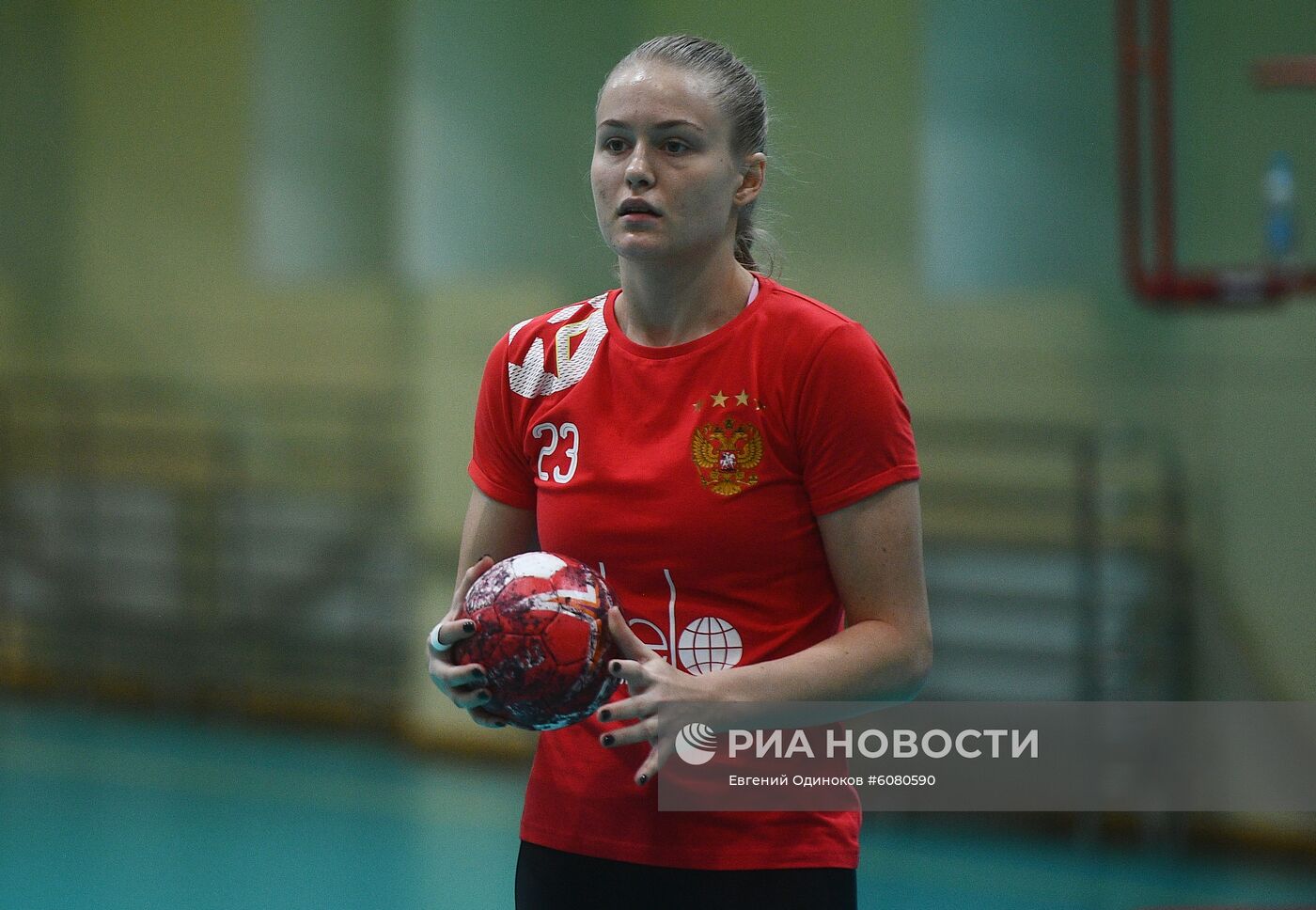 Гандбол. Тренировка женской сборной России