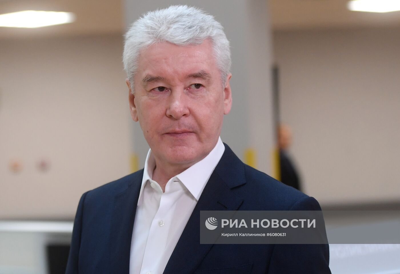 Мэр Москвы С. Собянин посетил детскую поликлинику