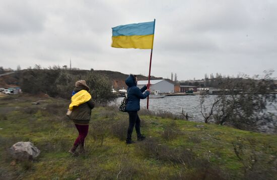 Катера ВМС Украины "Бердянск", "Никополь" и буксир "Яны Капу" прибыли в Очаков