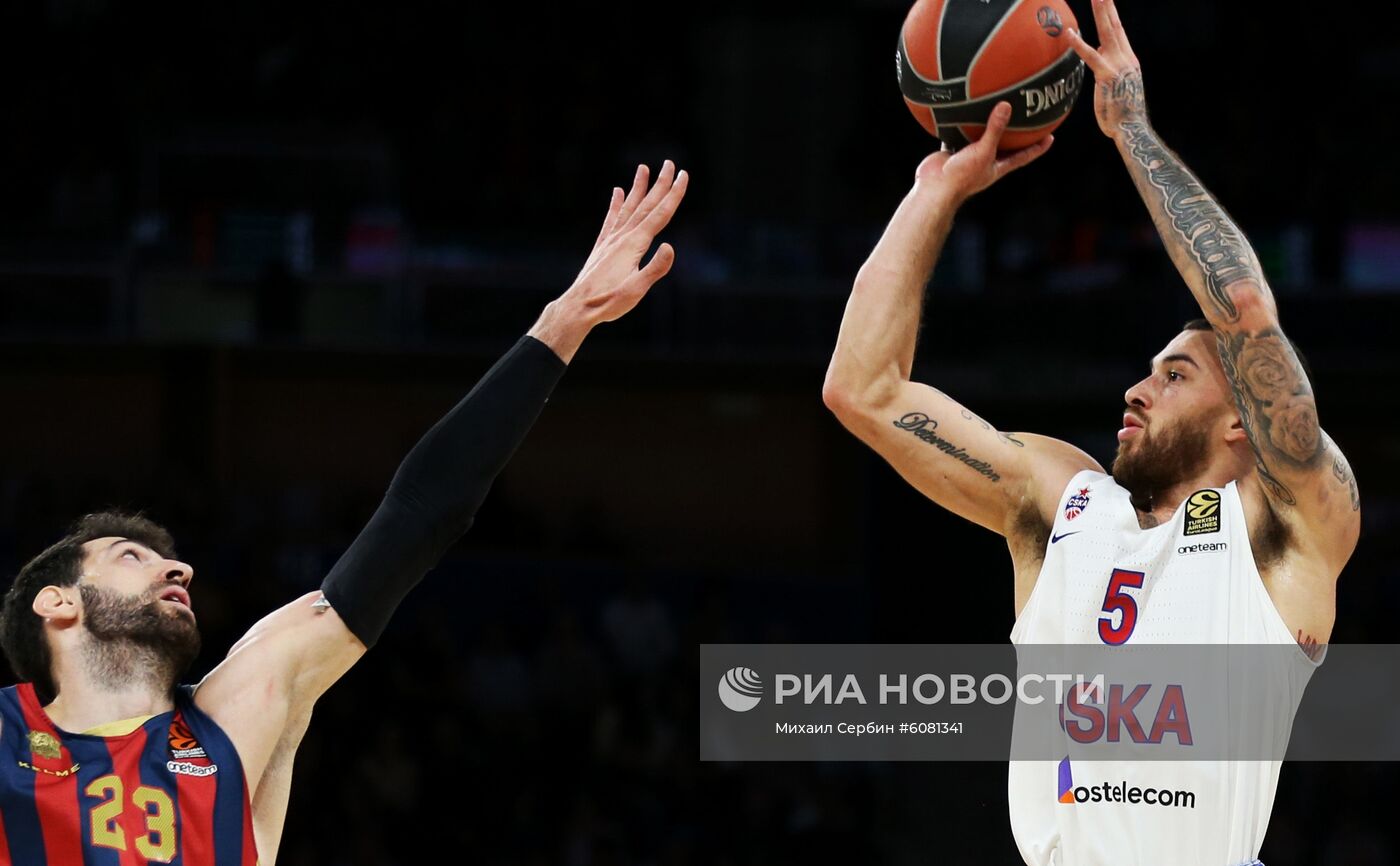 Баскетбол. Евролига. Матч "Баскония" - ЦСКА