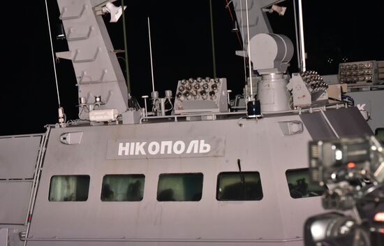 Катера ВМС Украины "Бердянск", "Никополь" и буксир "Яны Капу" прибыли в Очаков