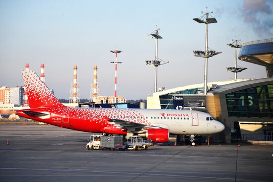 Споттинг в аэропорту Внуково 