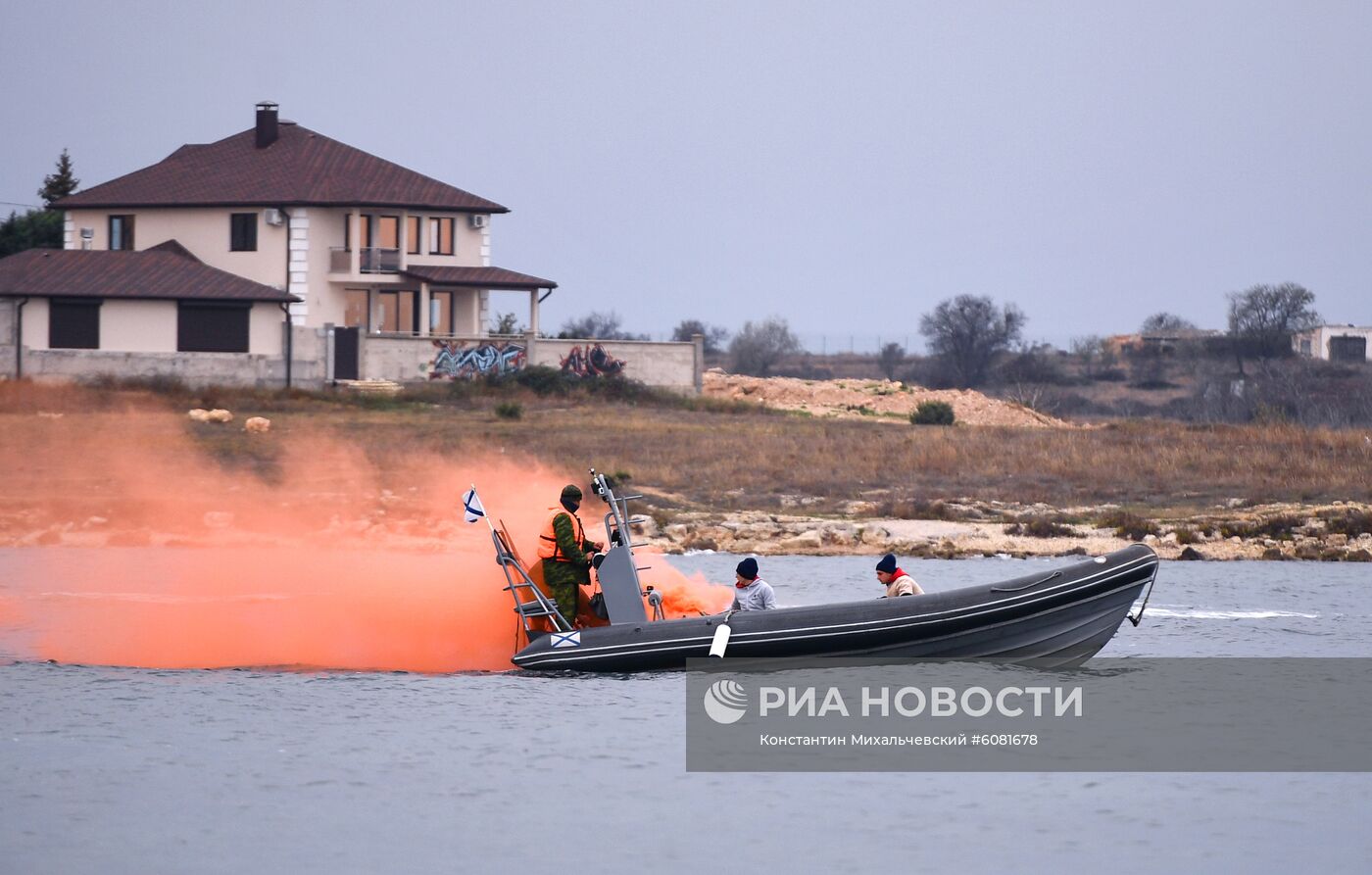 Учения морской военной полиции ЧФ