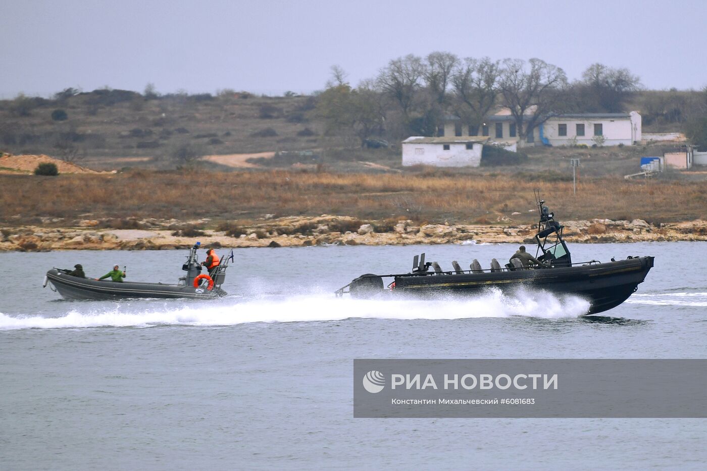 Учения морской военной полиции ЧФ