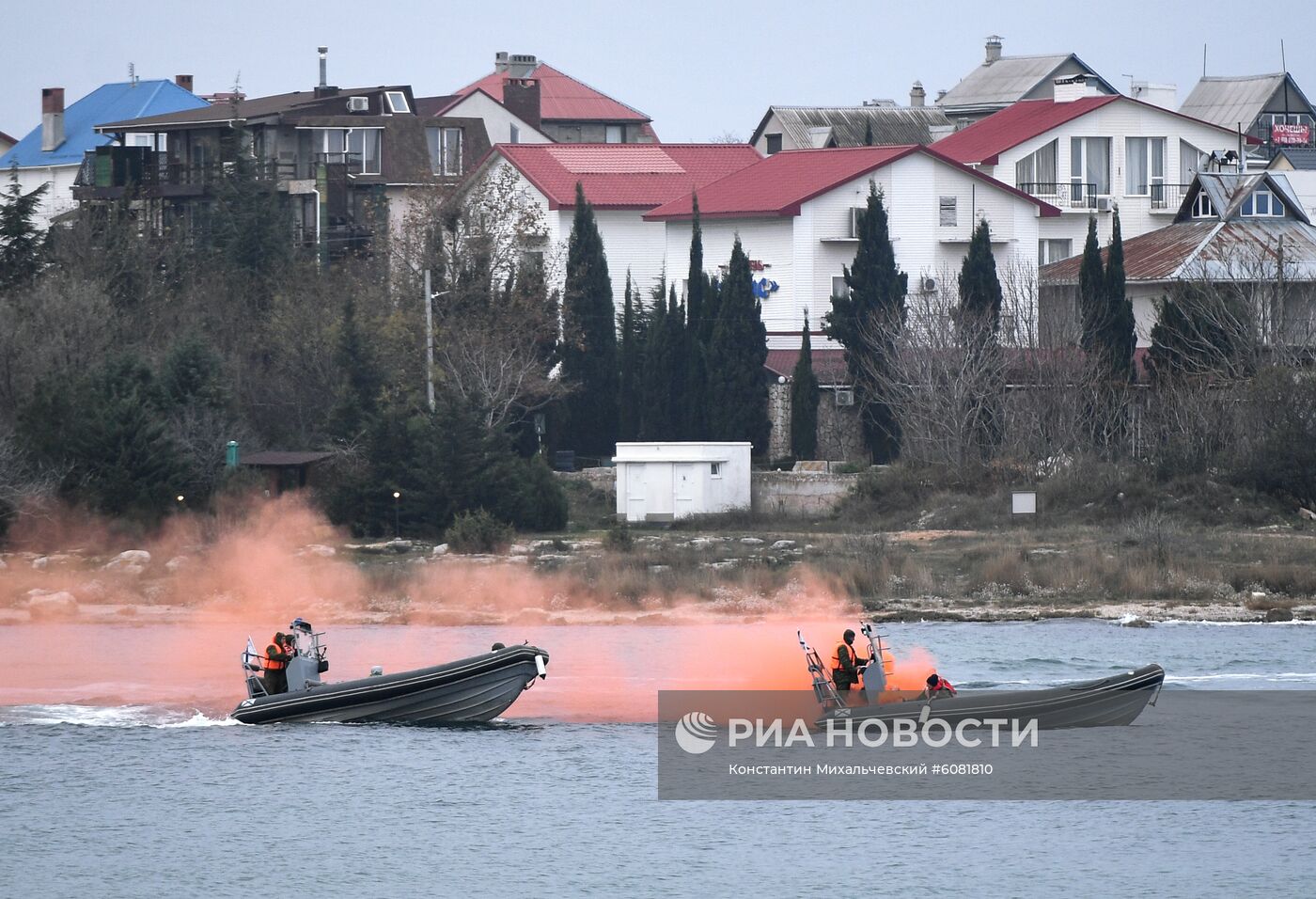 Учения морской военной полиции ЧФ