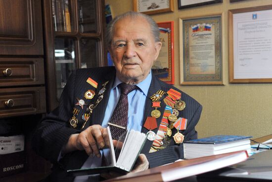 Ветеран Великой Отечественной войны В.А. Севрюков