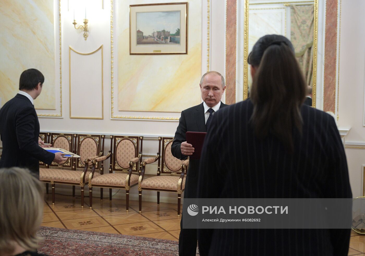 Президент РФ В. Путин встретился в Кремле с семьями сотрудников, погибших при испытаниях под Северодвинском