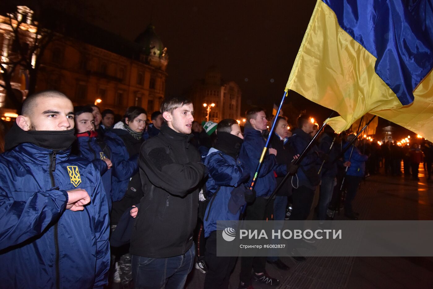 Акции на Украине к годовщине событий на Майдане