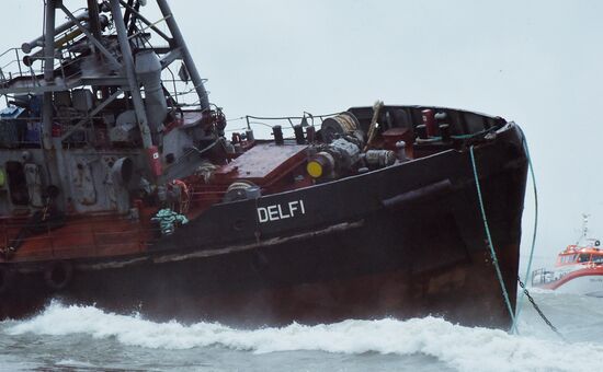 Танкер "Делфи" терпит бедствие в Одесском заливе