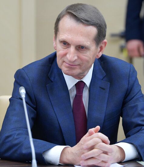 Президент РФ В. Путин провел заседание Совбеза РФ