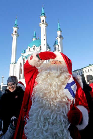 Парад в честь 10-летия резиденции Кыш Бабая в Татарстане