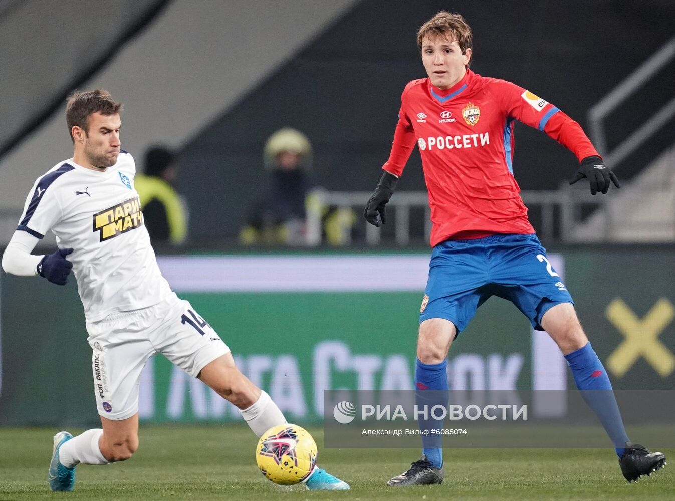 Футбол. РПЛ. Матч ЦСКА - "Крылья Советов"