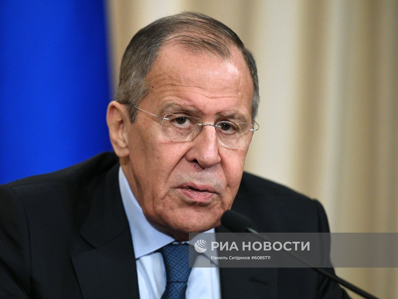 Встреча глав МИД РФ и Непала С. Лаврова и П. Гьявали 